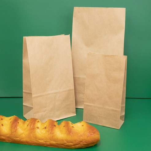 무지 튀김봉투 종이봉투 붕어빵 봉투 각대 크라프트, 1개입, 400개