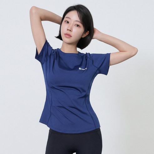 콘치웨어 여성용 액티브 쿨 엣지 숏 슬리브