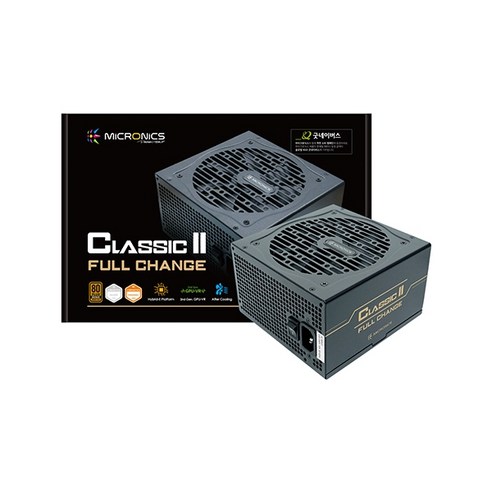 마이크로닉스 Classic 2 풀체인지 800W 80PLUS 230V