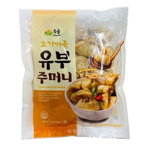 두솔) 고기 유부주머니 500g, 1개