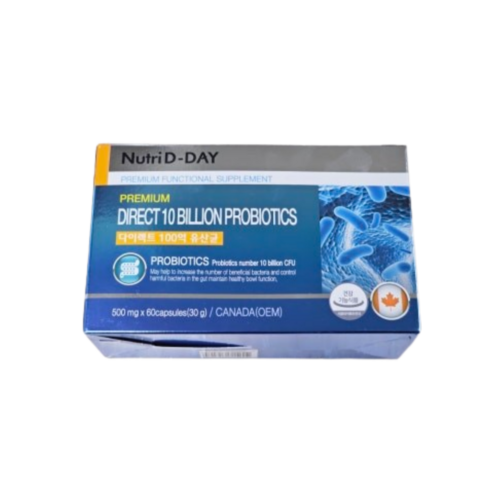 뉴트리디데이 다이렉트 100억 유산균 30g, 60정, 1개