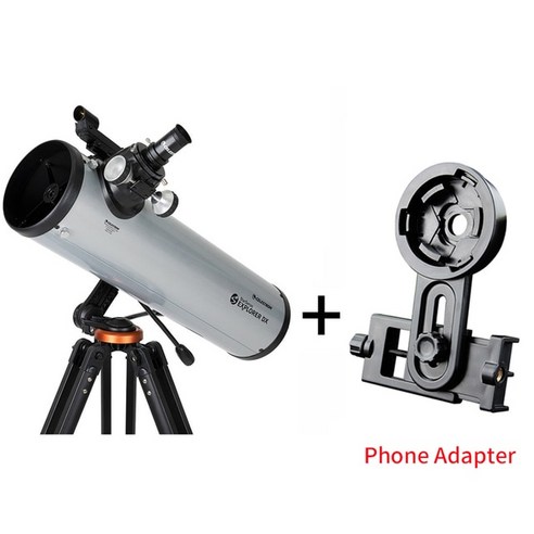 망원경 만원경 만안경 선명한Celestron Professional StarSense Explorer DX130AZ 130mm F/5 AZ 스마트 폰, 01 Only telescope