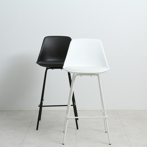 클릭 아일랜드식탁의자 바텐 바의자 홈바 식탁 높은의자 60/65cm 시트높이 쿠션좌석 고정형 모던 카페