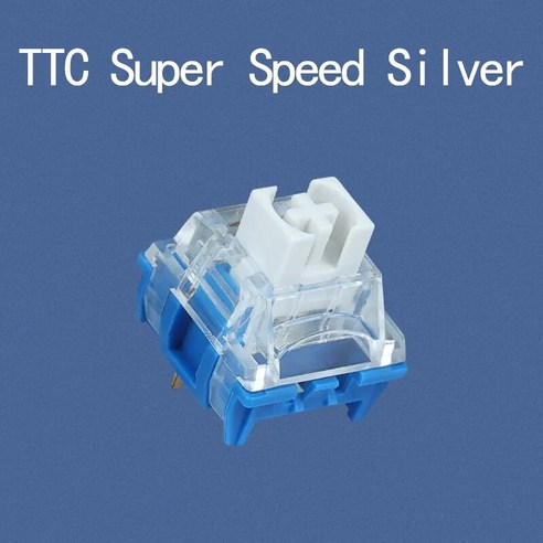 스웨그키 TTC 스피드 실버 스위치 게임용 기계식 키보드 퀵 선형 45g 3 핀 MX, [02] 30pcs, 없음
