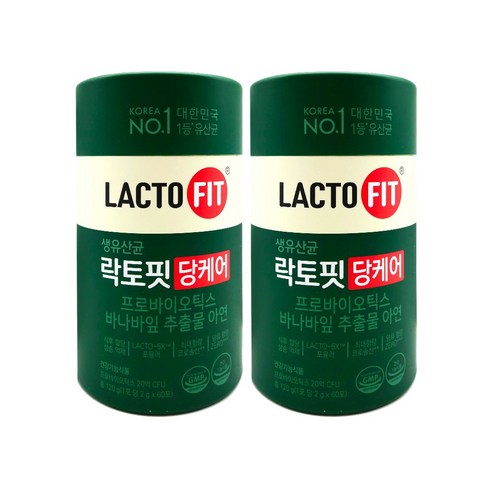 종근당 락토핏 당케어 PBS유산균 프로바이오틱스, 120g, 3개