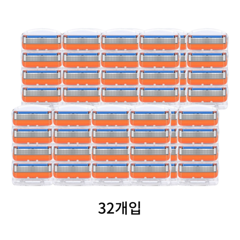 질레트 퓨전 파워 호환용 5중 면도날, 4개입, 8개