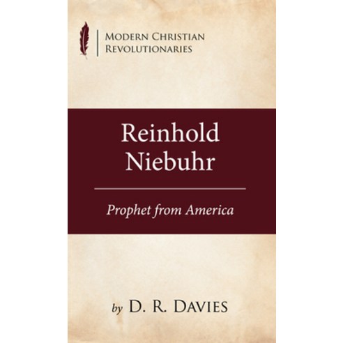(영문도서) Reinhold Niebuhr Paperback, Wipf & Stock Publishers, English, 9781532693571