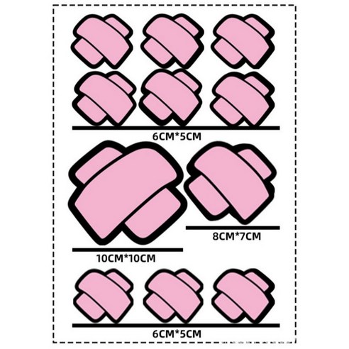 올템 흠집 땜빵 반창고 스크래치 커버 스티커, 1개, 핑크