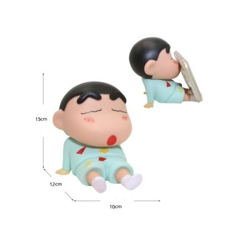 DR 짱구 핸드폰 거치대 짱구 피규어, 1개, 잠옷