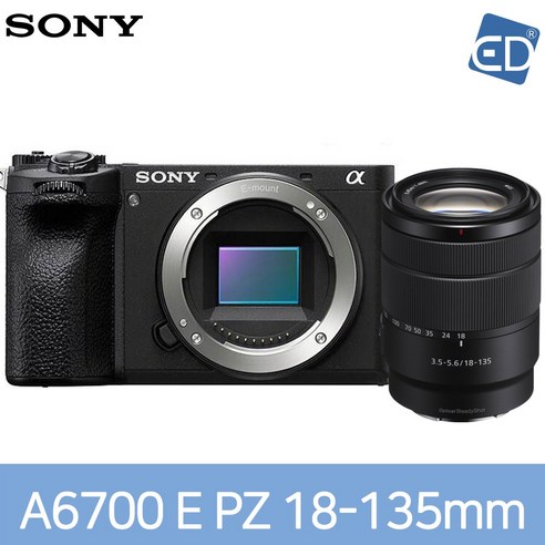 소니정품 A6700 / ILCE-6700 미러리스 카메라 /ED, 08 소니A6700+18-135mm