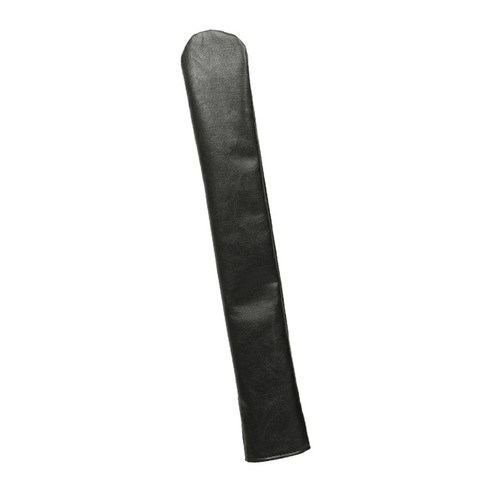 골프 정렬 스틱 커버 로드 홀더 33x5.8cm 최소 2개의 스틱에서 고정, 검은 색, PU 가죽