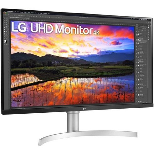 LG 32UN650W 모니터 32인치 UHD 3840 x 2160 IPS 초미세 디스플레이 HDR10 호환 DCIP39 95 색역 AMD FreeSync 3면 가상 테두리 없는 디, 1개