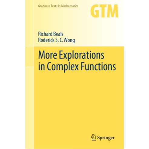 (영문도서) More Explorations in Complex Functions Hardcover, Springer, English, 9783031282874