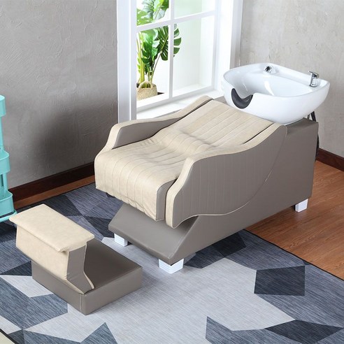 헤어샵 샴푸의자 업소용 샴푸대 의자 고급 바버체어, H, 1개