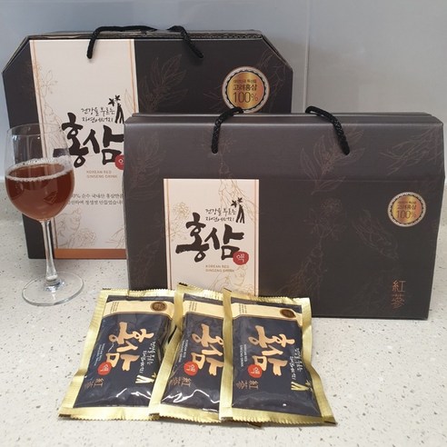 금산애홍삼 홍삼즙 홍삼액 홍삼진액 100ml 50포+2포, 30포+2포