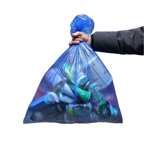 봉투맨 일자형 평판 재활용 분리수거 쓰레기 비닐봉투, 30L, 320매