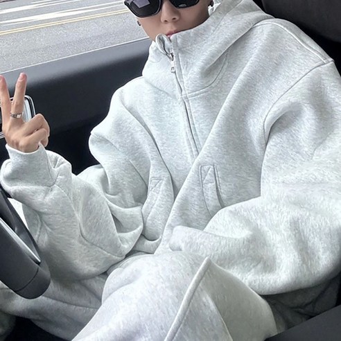 비보뉴 남성 지퍼 후드집업 조거팬츠 트레이닝복세트