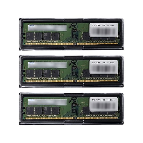 삼성전자 DDR4 데스크탑용 PC4-25600, 16GB 3개