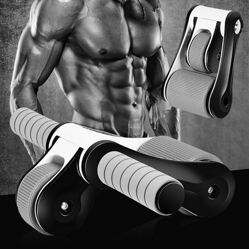 Mainwork ab 슬라이드 논슬립 저소음 AB 휠 롤 아웃 롤러 듀얼 코어강화 복근 운동기구 뱃살 다이어트 홈트레이닝 AB슬라이드+ 무릎보호패드, 블랙