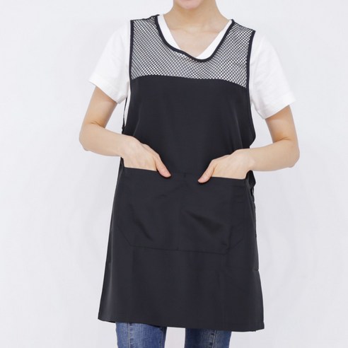 AE251 시원한 망사 원피스 앞치마, 완벽한 주방 아이템 여름앞치마