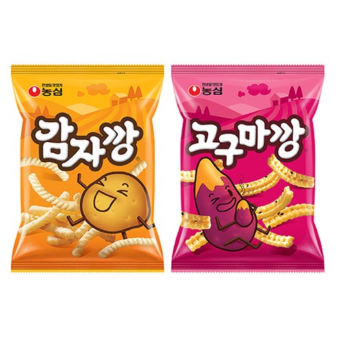 [한번에먹자] 감자깡 75g 8봉지 + 고구마깡 83g 8봉지 총 16봉지, 상세페이지 참조, 상세페이지 참조, 상세페이지 참조