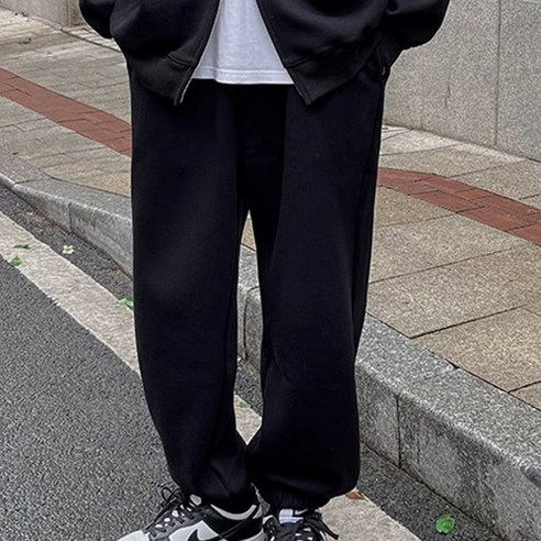 데일로엔 남성 캐주얼 플리스 트레이닝 조거 팬츠