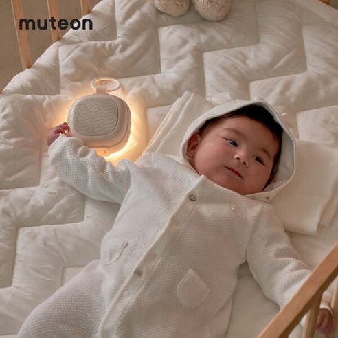 [뮤트온] NEW 신생아 아기 백색소음기 수면교육 수유등 뮤트온백색소음기