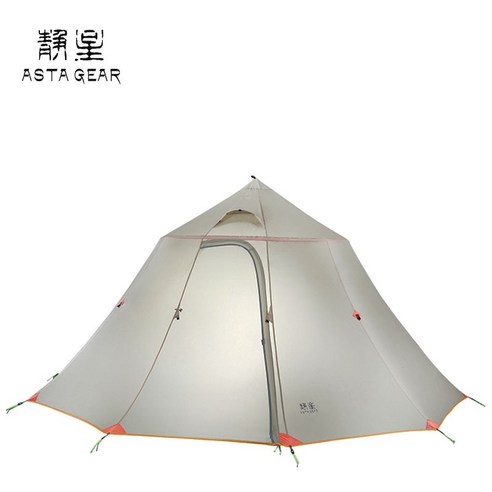 7-8인용 캠핑텐트 대형텐트 asta new arrival shanju 2 to 6 people 20d silnylon big space, 밝은 회색 디오프스크린하우스6 Best Top5