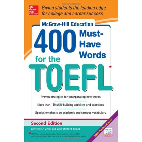 400 Must-Have Words for the TOEFL, McGraw-Hill