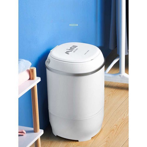 접이식세탁기 속옷 여행용 양말 아기옷 소량 휴대용, 티몰 익일달◆지금사◆내일착 탈수기 미니 세탁기 세탁 탈수 간편 통돌이, 블랙( + 블루라이트 살균) 배수구