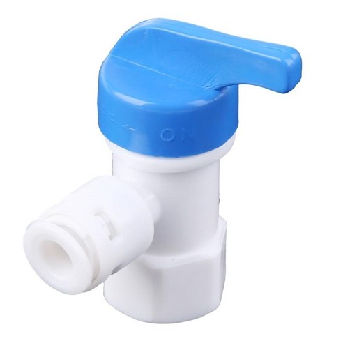 RO 역삼투압 필터 시스템 Pu용 밸브 1/4인치 튜브용 탱크 앵글 볼