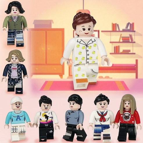 아이들의 창의력과 상상력을 키우는 요고요 블록 시티 미니피규어