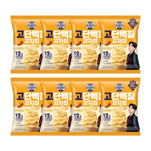 이지프로틴 고단백질 감자칩 소금빵맛 50g x 16봉, 16개