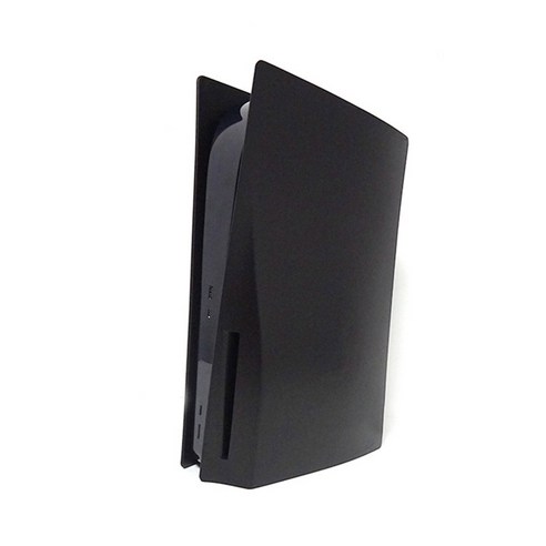 피부 쉘 케이스 커버 PS5 게임 게임 콘솔 보호 안티 스크래치 방진 액세서리, 하나, 검정