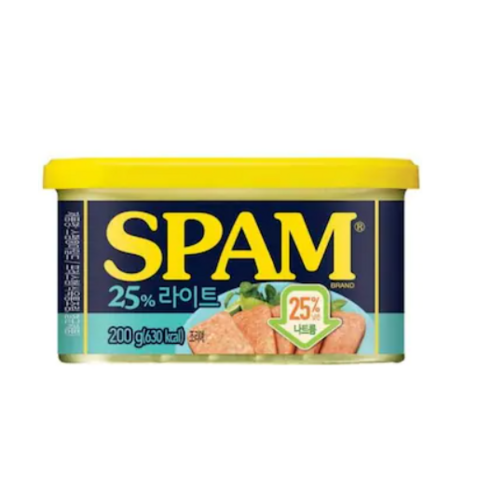 스팸 25% 라이트 햄통조림, 200g, 34개