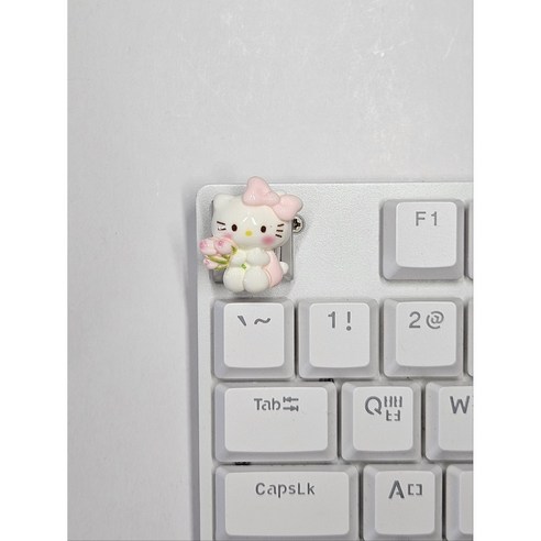 내 책상에 봄이 왔나 봄! 달콩 꽃다발 산리오 키캡 솔직 후기 산리오키캡