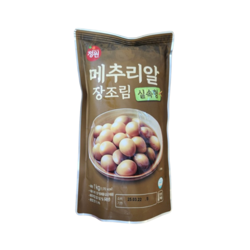 케이푸드_정원식품 실속형 메추리알 장조림