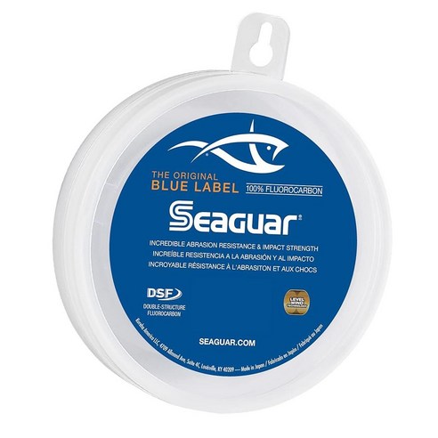 Seaguar 블루 라벨 25야드 플루오로카본 리더 (0.9kg 2파운드) 242263, 20) 40-Pounds/25-Yards - 40-po
