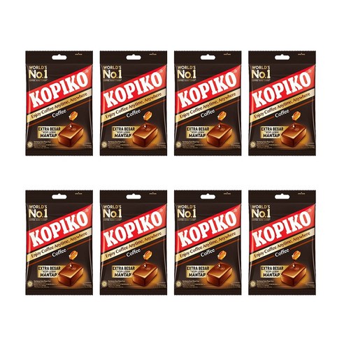 No.1 커피캔디 코피코 커피 캔디 175g X 8팩, 8개