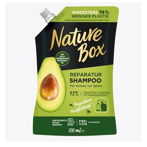 Nature box 네이처박스 아보카도 리페어 샴푸 리필 - 임산부 샴푸/바디워시 | 쿠팡