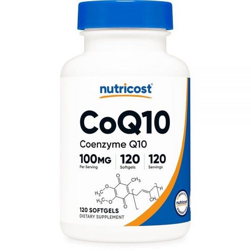 Nutricost CoQ10 소프트젤 120회 분량 /, 1개, 120정 코큐텐