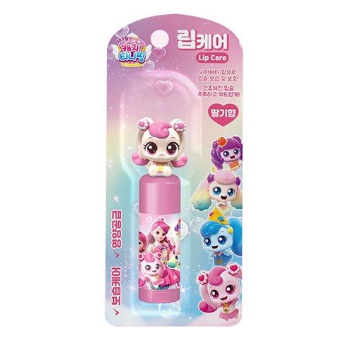 캐치티니핑 립케어 (딸기향), 1개, 3.8g, 하츄핑