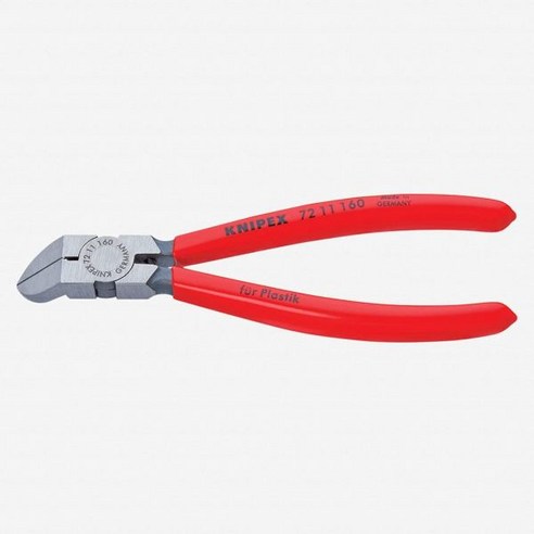 크니펙스 KNIPEX 공구 플라스틱용 대각선 플러시 커터 45도 각도721160SB, Red, One Size 8201200 Best Top5