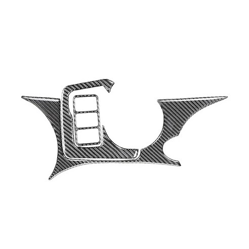 닛산 370Z 2009-2020 탄소 섬유 센터 콘솔 패널 스티커 컵 홀더 팔걸이 프레임 보호 커버를위한 3pcs, {"패션의류/잡화 사이즈":"하나"}, 검정