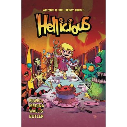 (영문도서) Hellicious Vol 1 Paperback, Starburns Industries Press, English ...