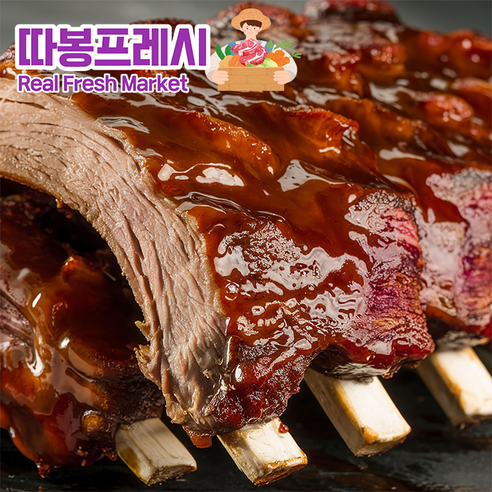 따봉프레시 오리지널 텍사스 바베큐 폭립, 500g, 5개 - 폭립 | 쿠팡