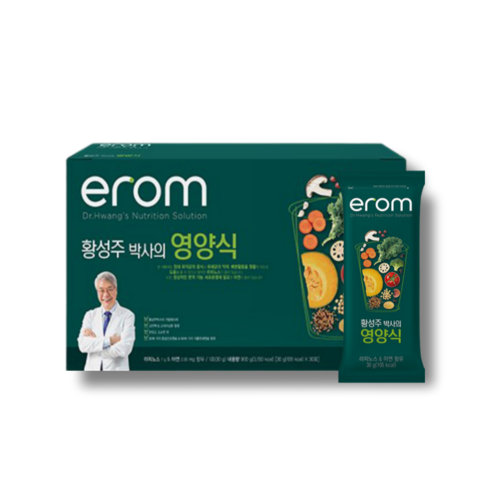 이롬 황성주 생식 선식 아침 저녁 식사대용 다이어트 프리미엄 영양식 30g, 30개