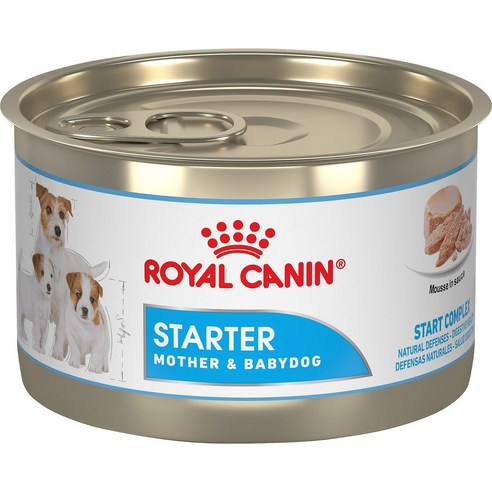 Royal Canin Starter Mousse Mother Babydog 강아지 사료 통조림 5.1온스 24개입