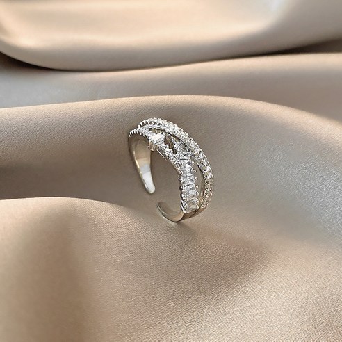 DIRUN 패션 첫 번째 한국 동대문 지르콘 초섬세한 반지