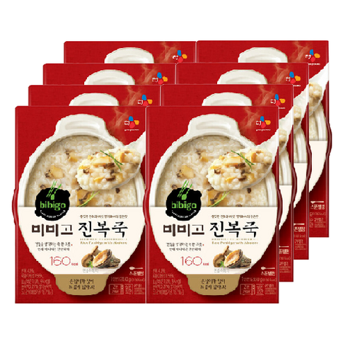 비비고 전복죽, 280g, 8개